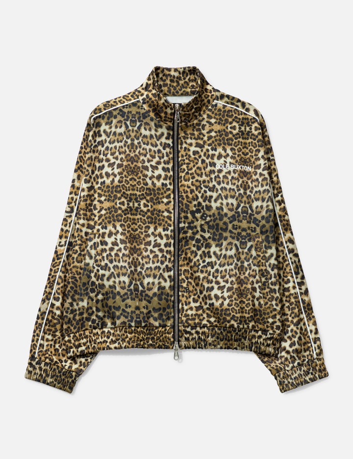 Leopard Piped Track Jacket