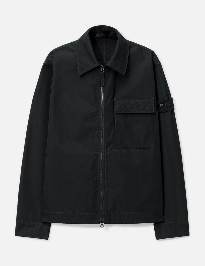 Cotton Canvas Stone Island Ghost Overshirt
