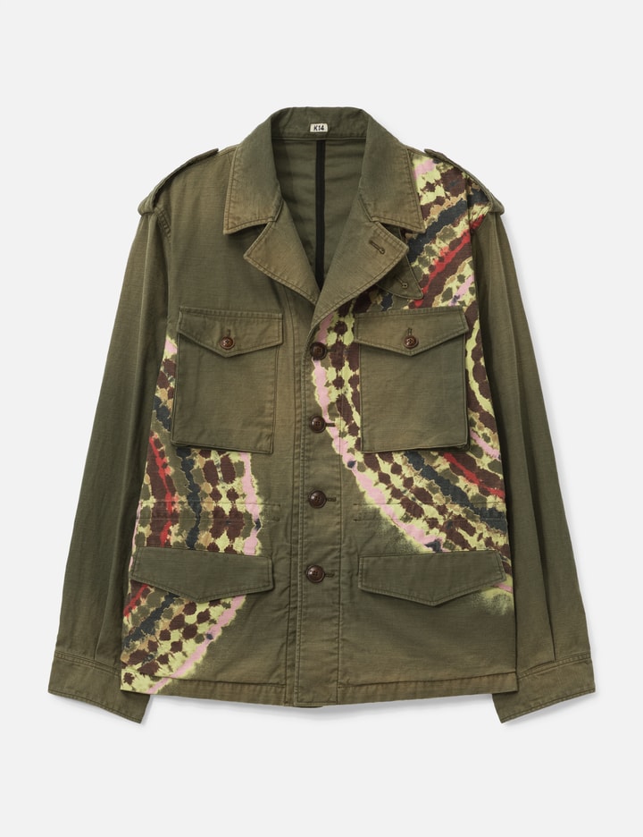 Tie-Dye Military Jacket