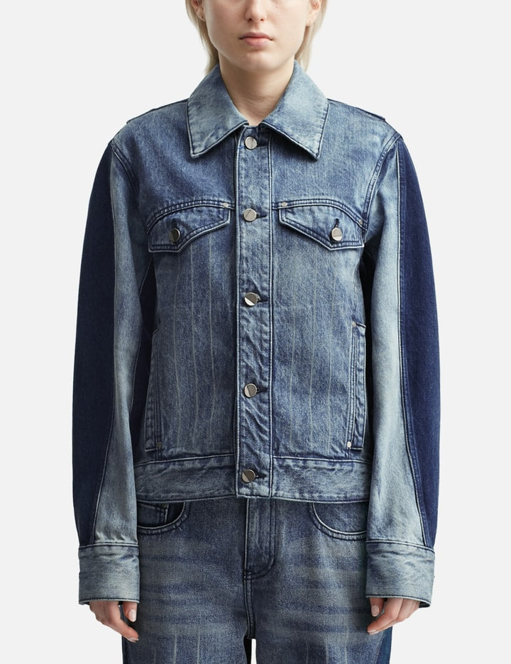 Mix Panel Denim Jacket