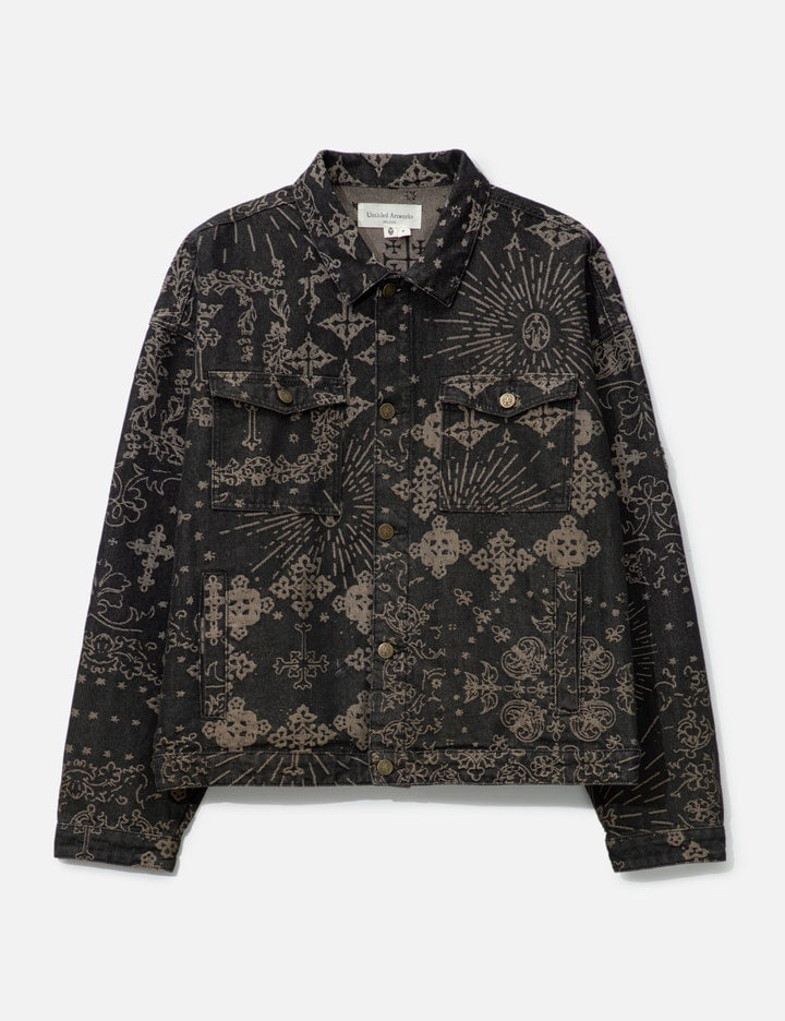 Jacquard Denim Jacket