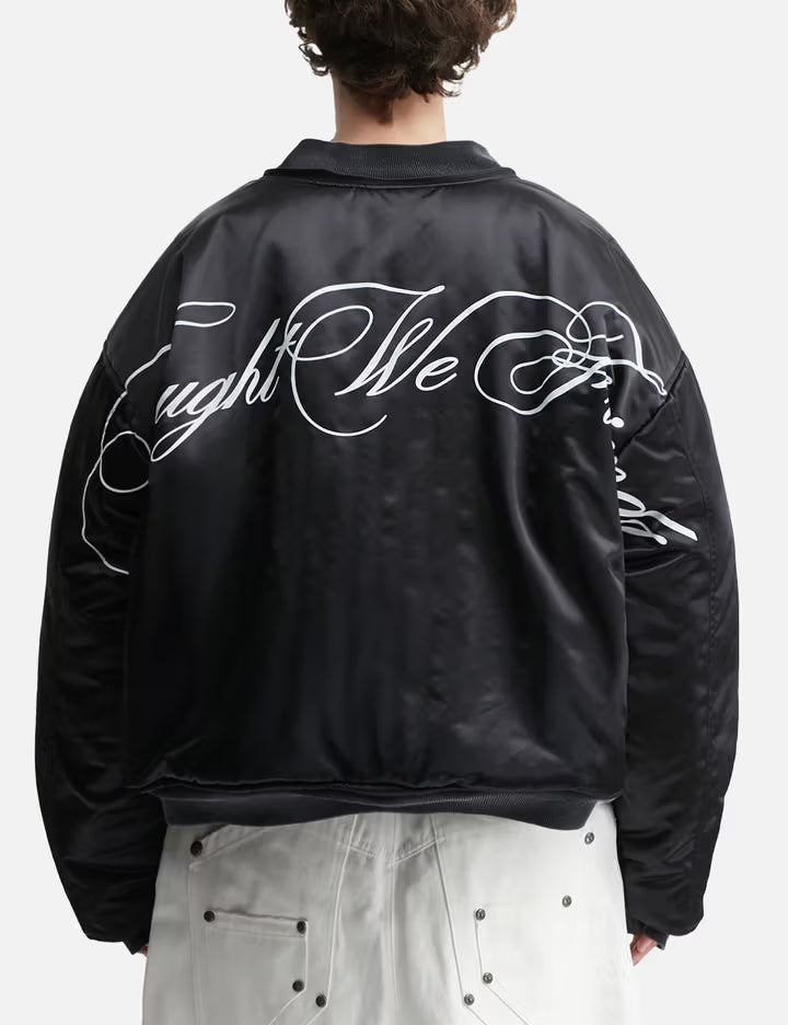 "Casey" Printed Reversible Bomber Jacket