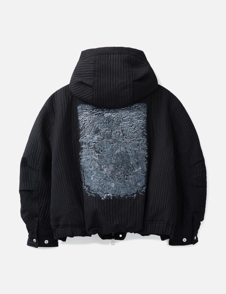 Embroidered Hood Jacket