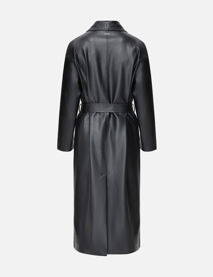 Choices Faux Leather Coat