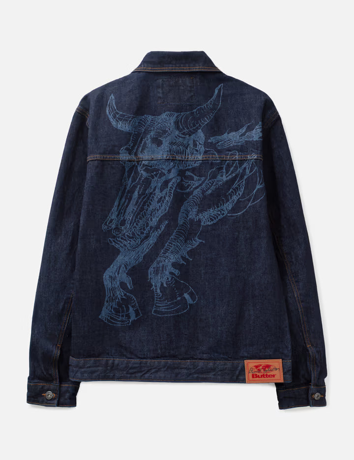 Butter Goods X Daniel Johnston Bull Selvedge Denim Jacket