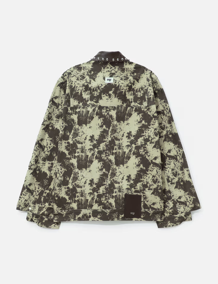 Distressed Effect Mix Media Jacket