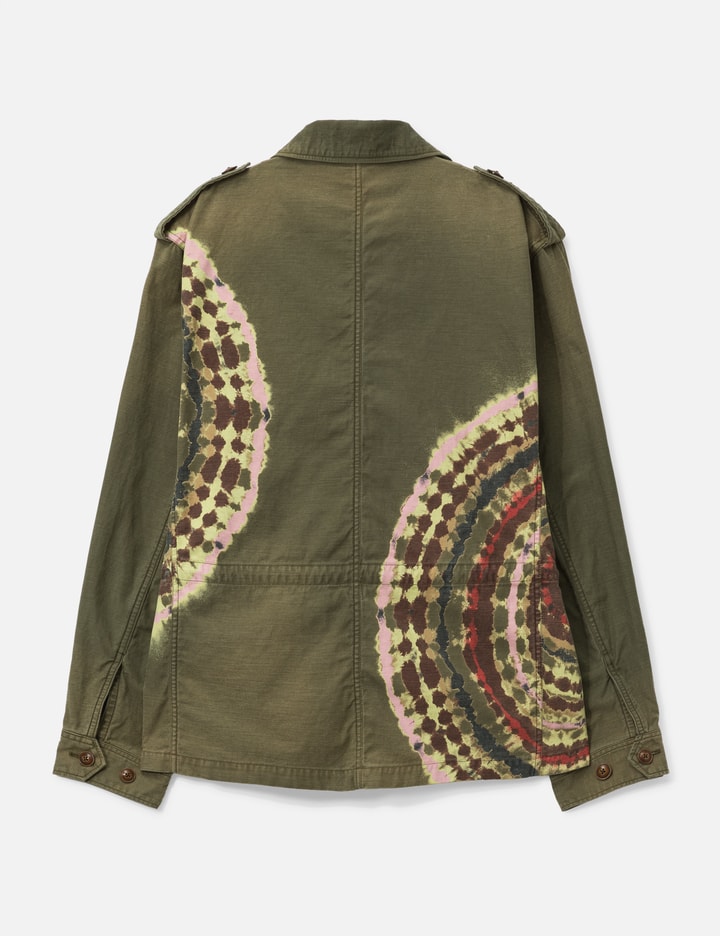 Tie-Dye Military Jacket
