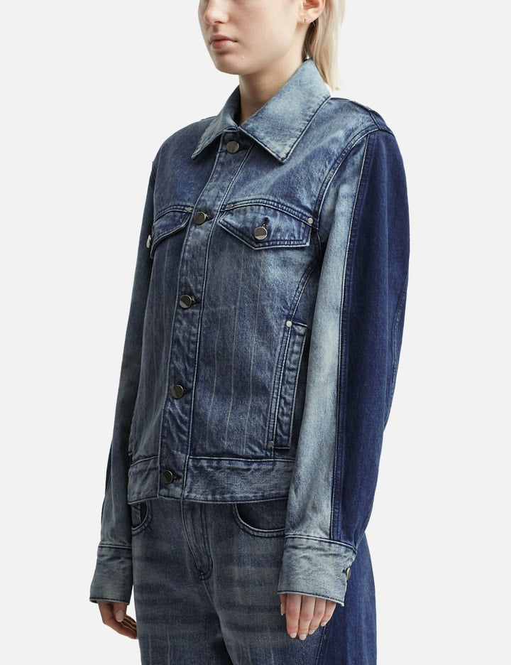 Mix Panel Denim Jacket