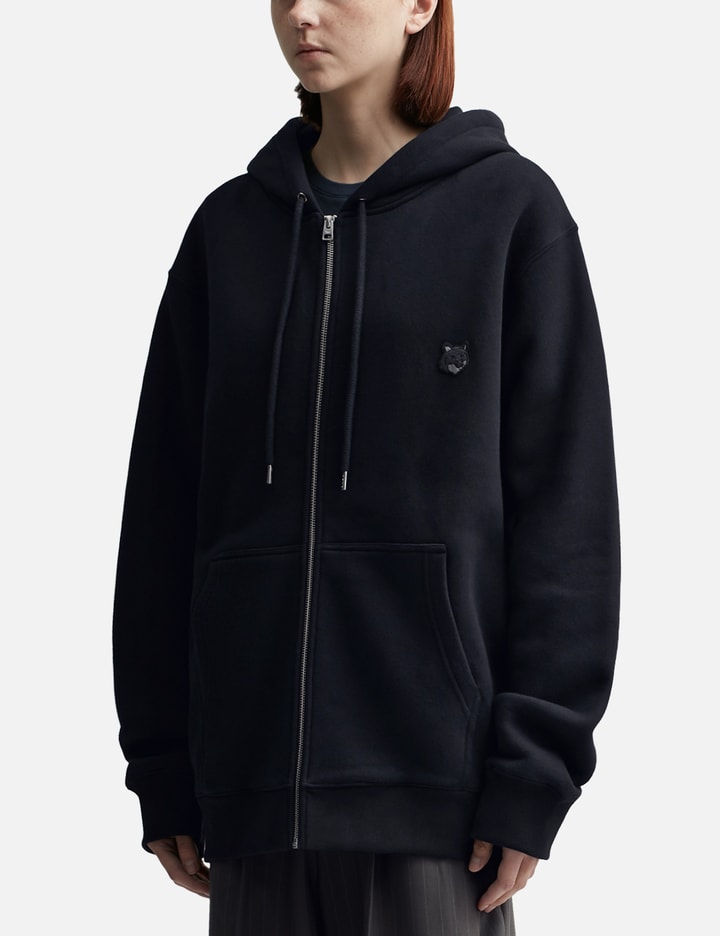 Bold Fox Head Patch Comfort Zipped Hoodie