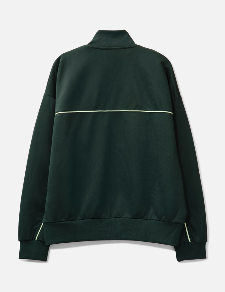 Satin Effect Zip-Up Fleece Sweatshirt