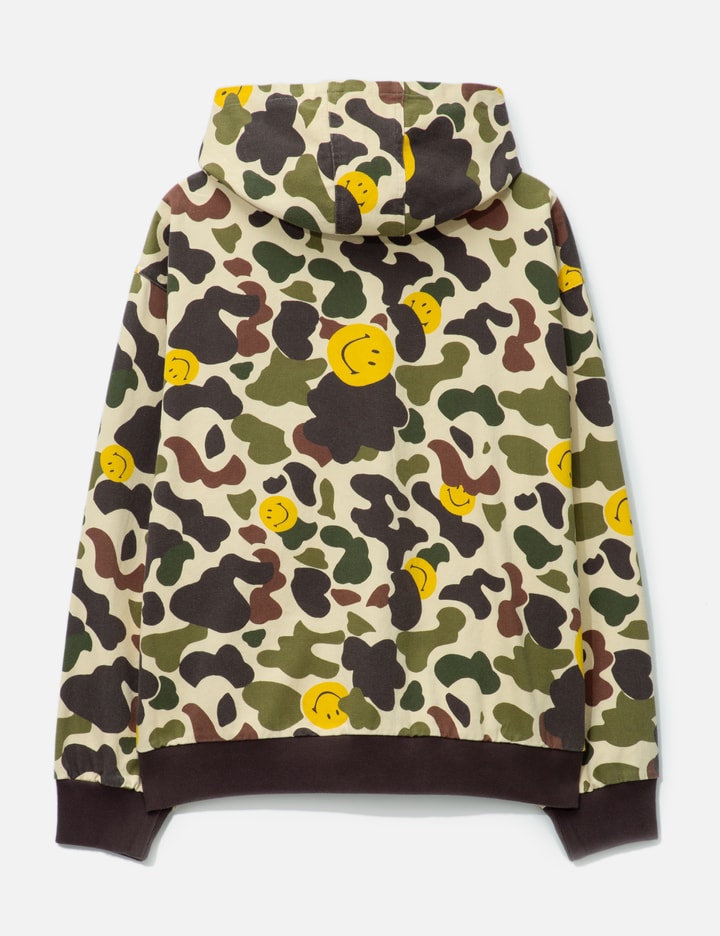 SMILEY CAMO ZIP JACKET