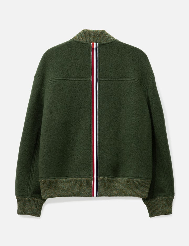 Wool Fleece Bomber Jacket