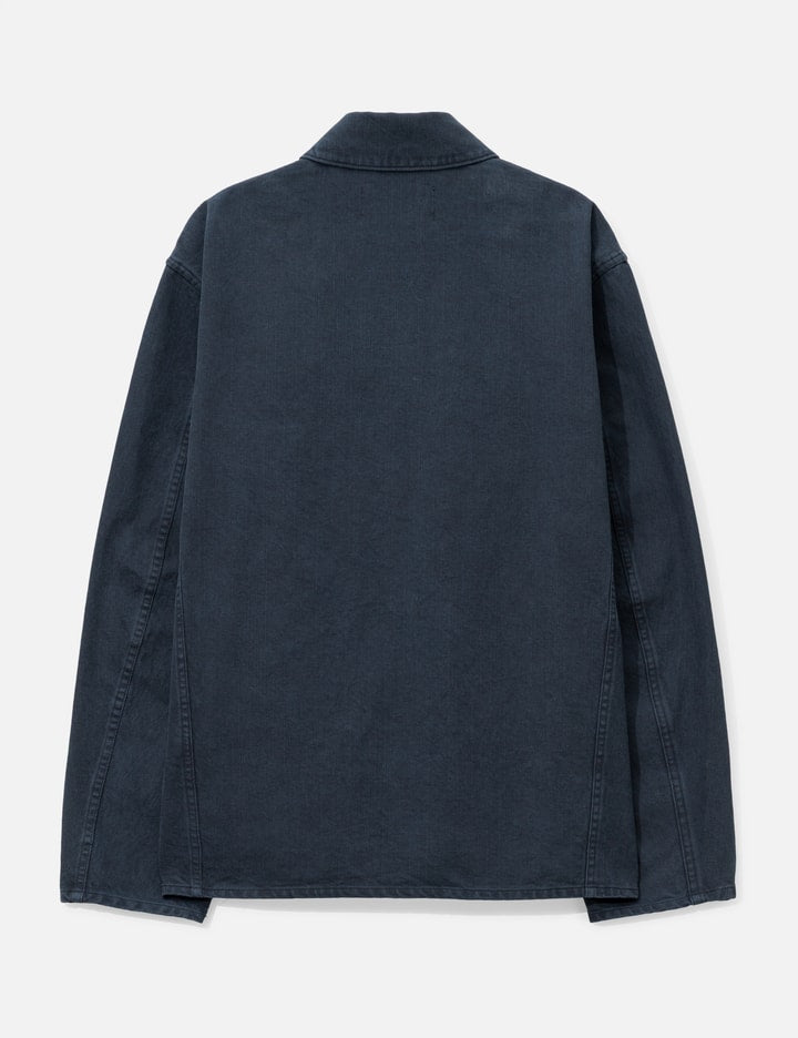 Garment Washed Cotton Twill Utility Jacket