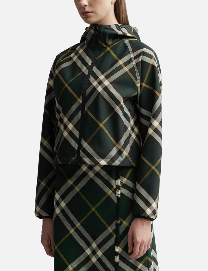 Cropped Check Lightweight Jacket