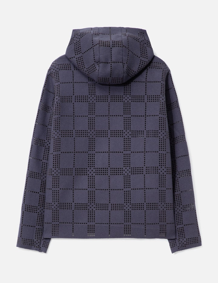Khakilaser Perforated Check Wool Jacket