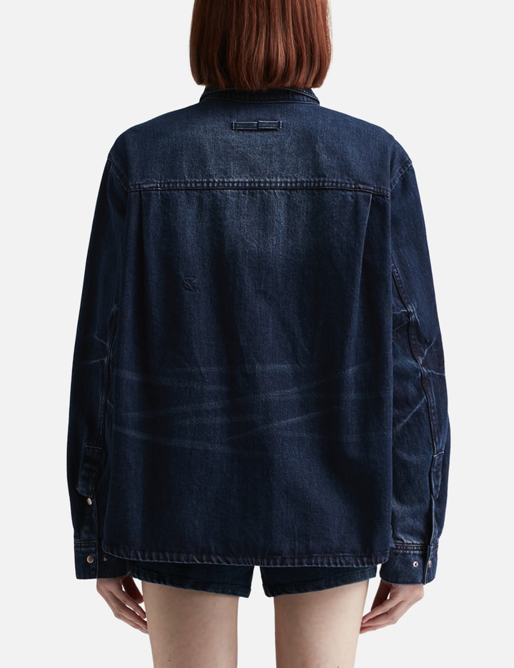 Pin-Tuck Denim Shirt