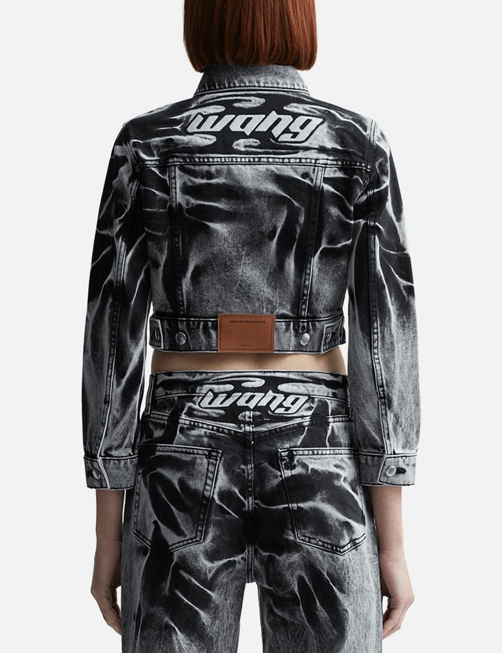 Blade Logo-embroidered Shrunken Trucker Jacket