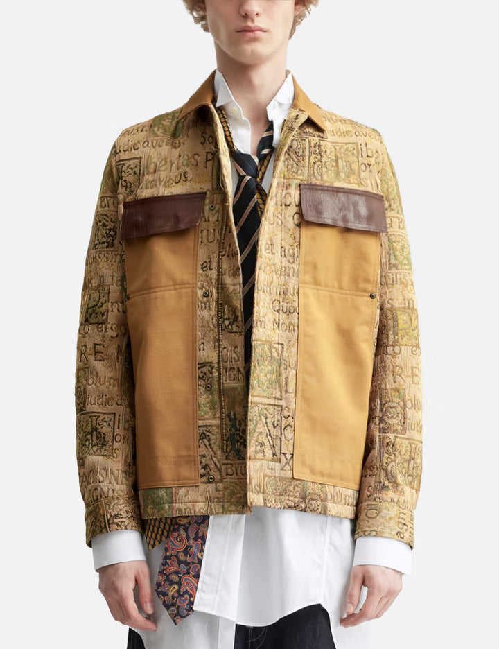 Gobelin Weave X Cotton Duck Jacket
