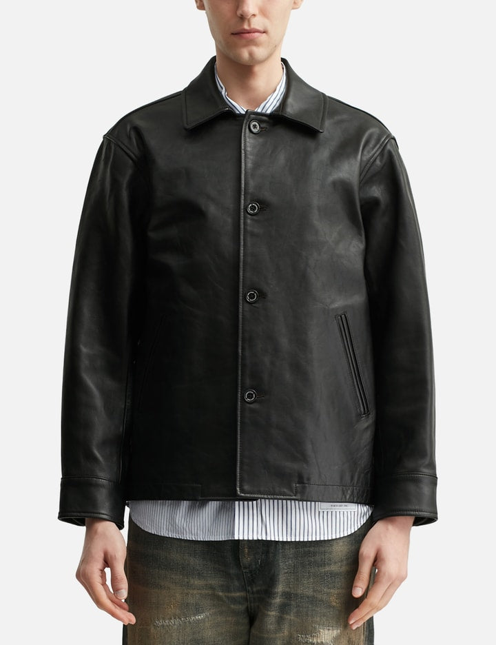 Leather Car Coat