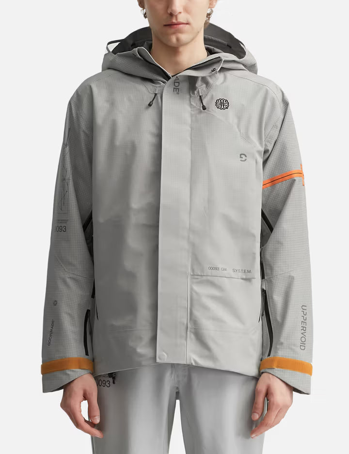 GOOPiMADE X UPPERVOID® 「GOOPiMADE - 転」C2.5GRD” Industrial Cog Detail Parka