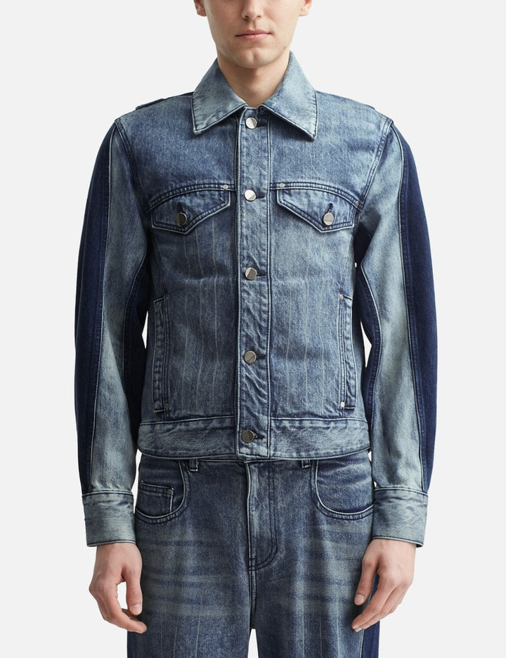 Mix Panel Denim Jacket