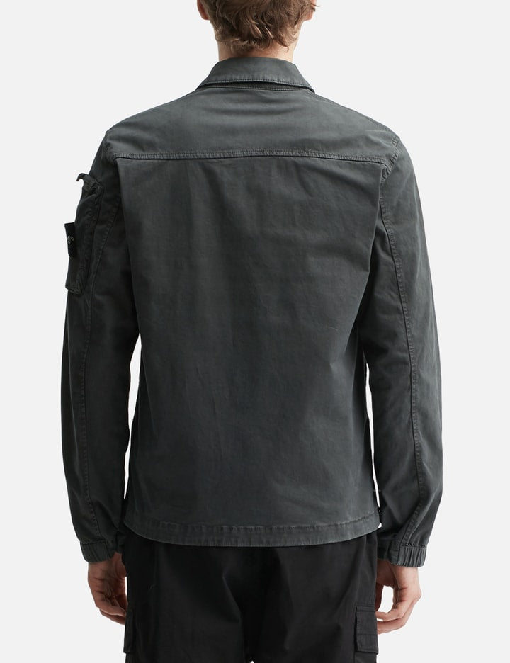 1200003 Organic Stretch Broken Twill Cotton 'Old' Effect Overshirt