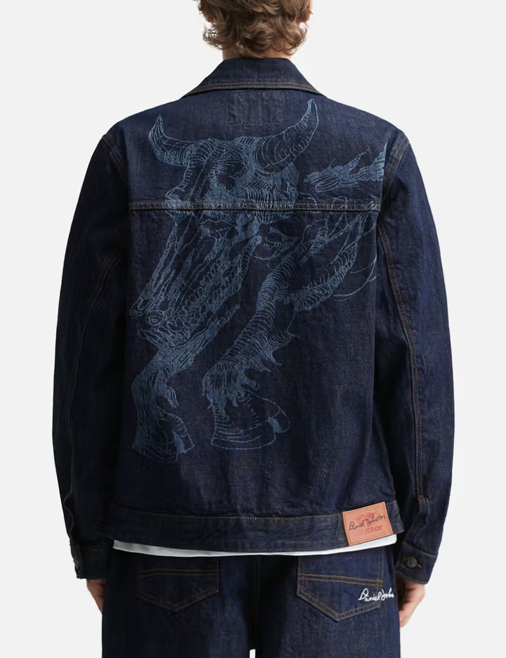 Butter Goods X Daniel Johnston Bull Selvedge Denim Jacket