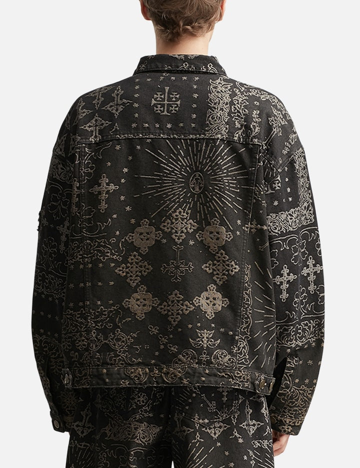 Jacquard Denim Jacket