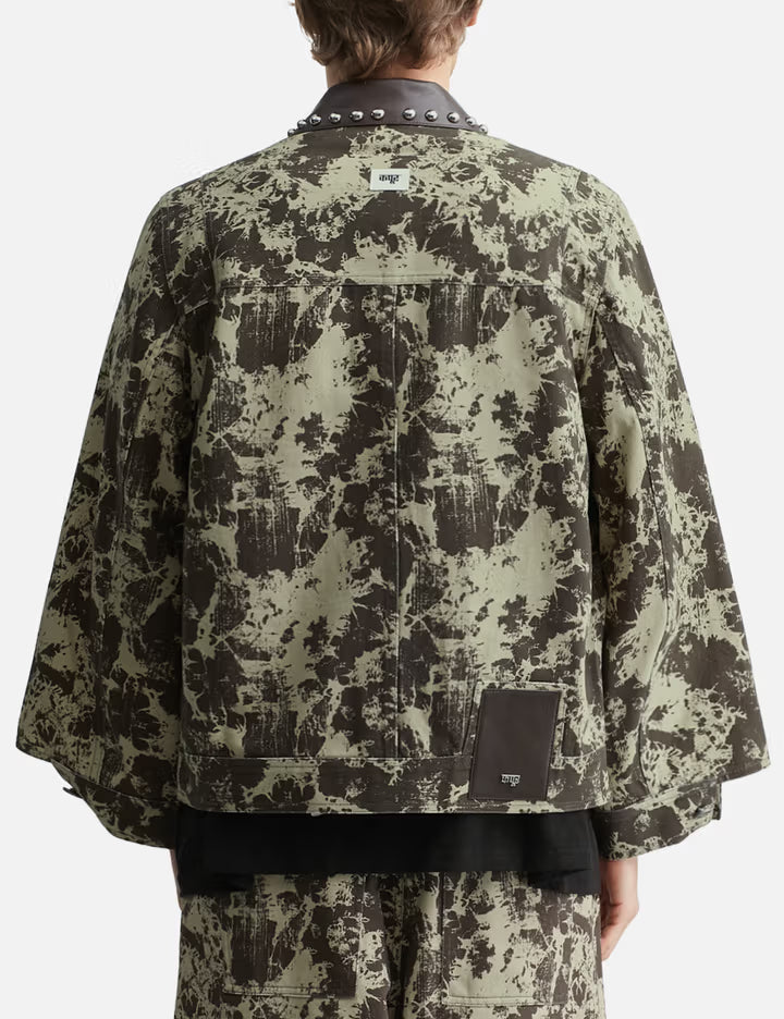 Distressed Effect Mix Media Jacket