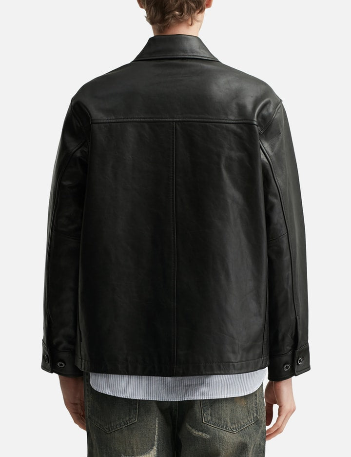 Leather Car Coat