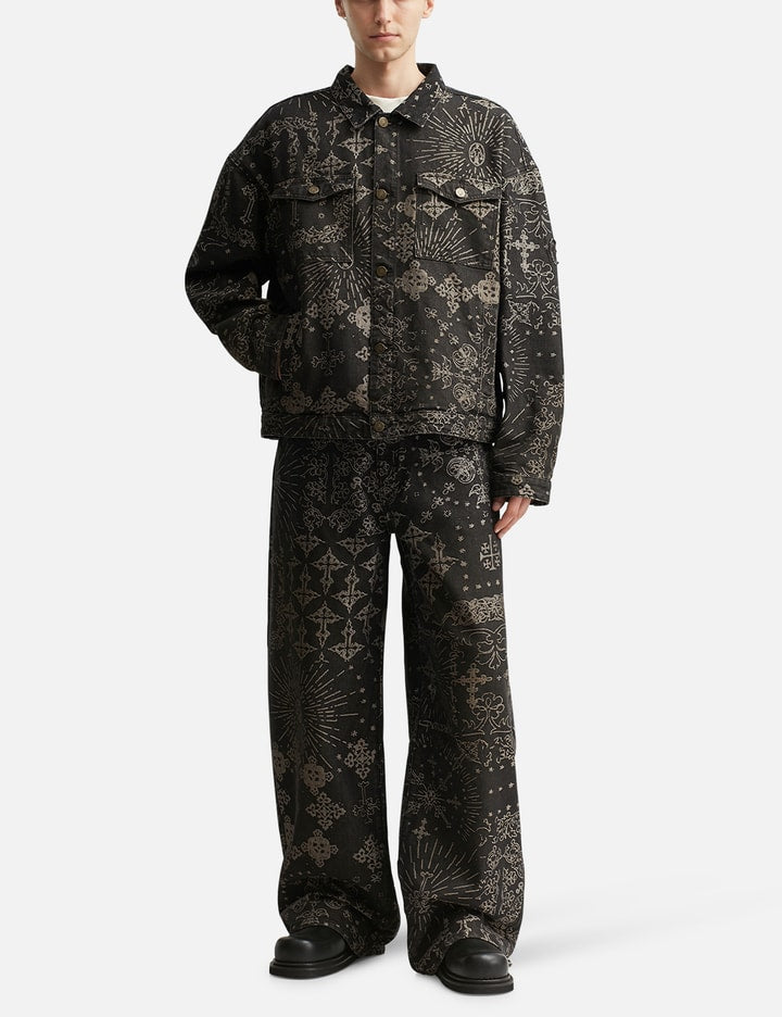 Jacquard Denim Jacket