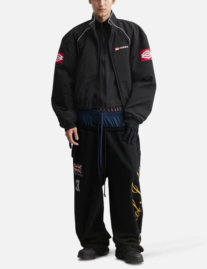 Exaggerated Shoulder Track Jacket