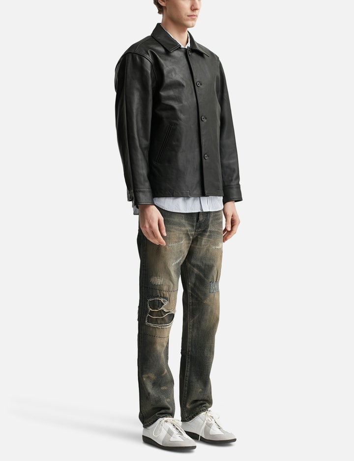 Leather Car Coat