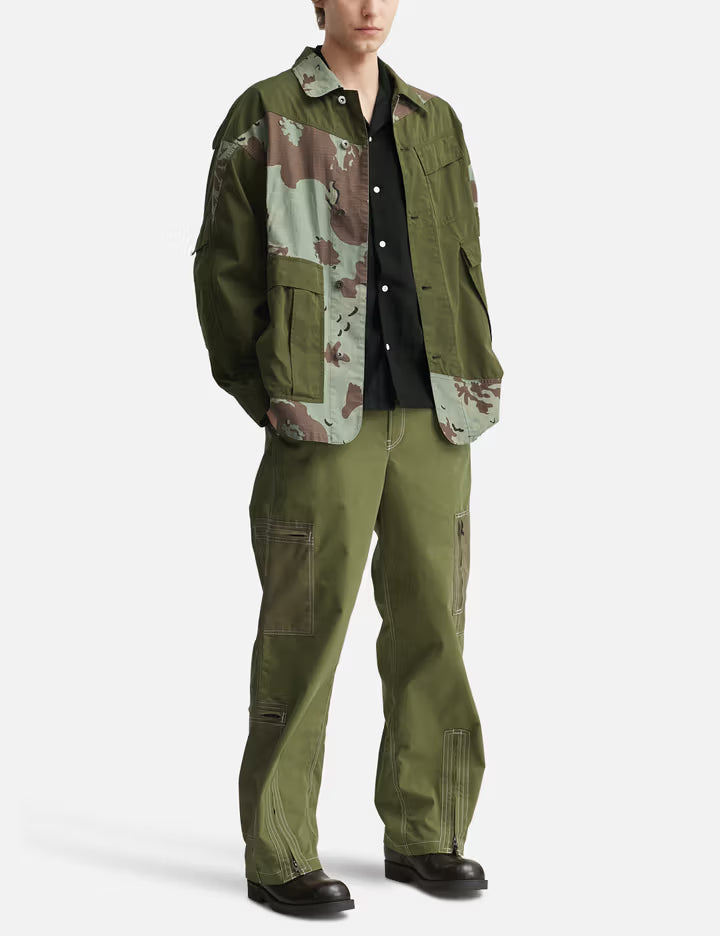 NÒMARHYTHM TEXTILE X Needles Rebuild Coverall Jacket