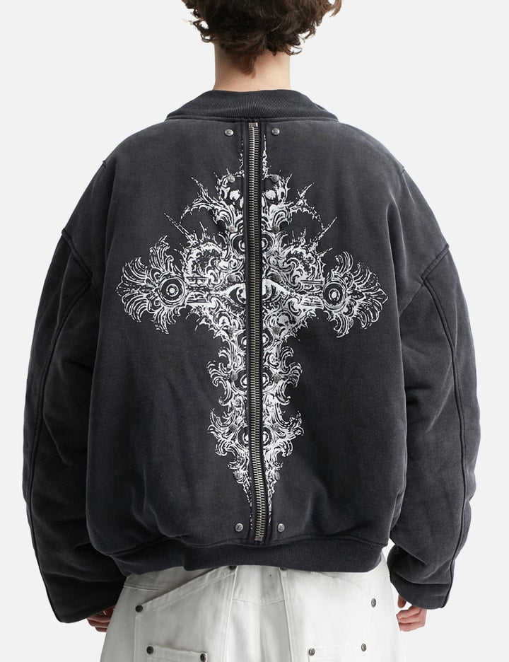 "Casey" Printed Reversible Bomber Jacket