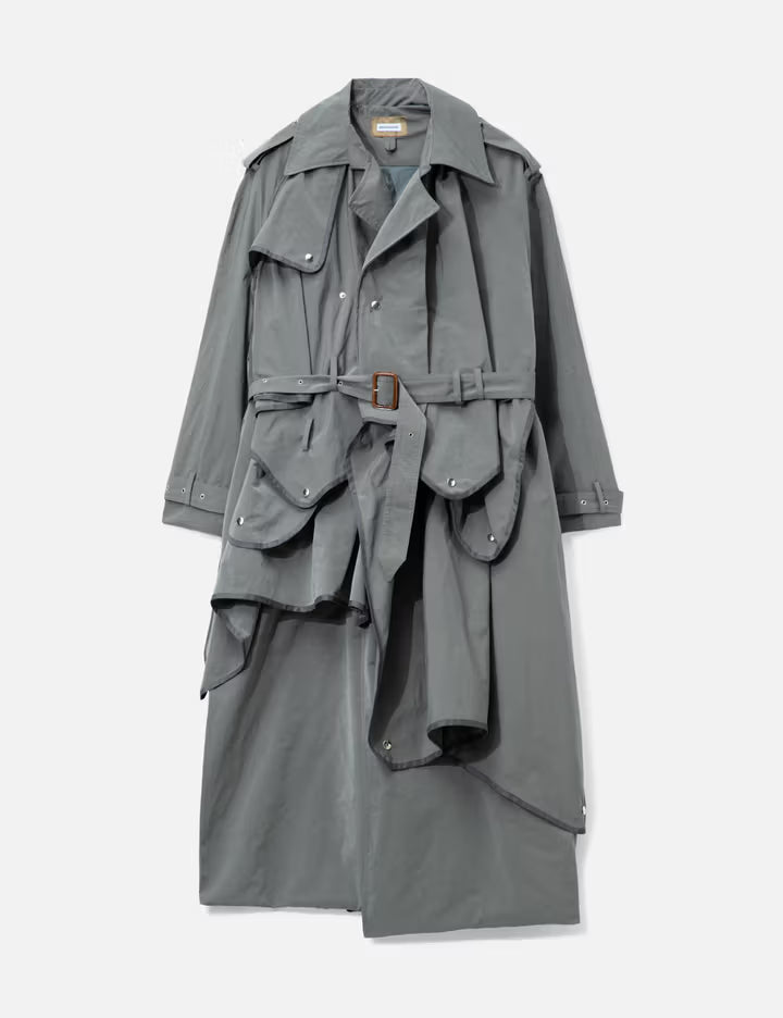 Draped Umbrella Trenchcoat