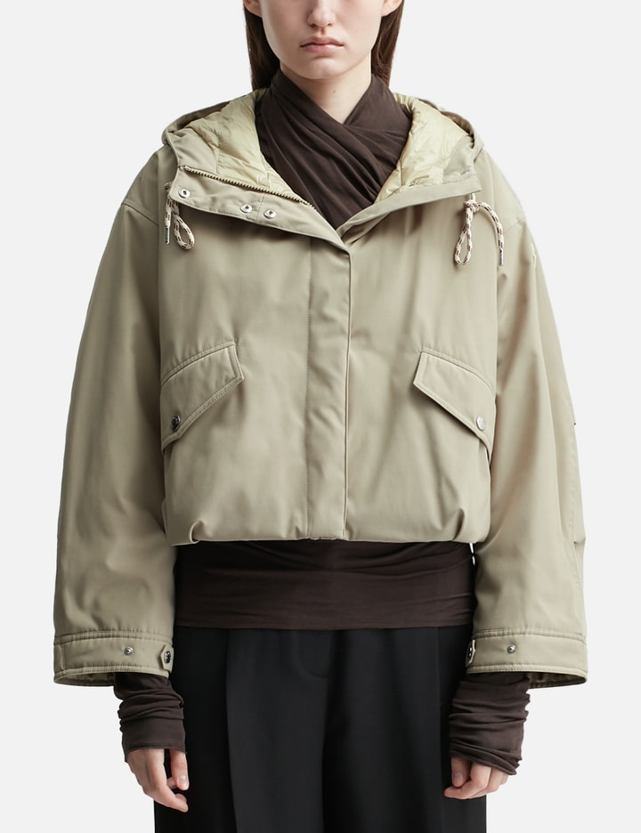Eucalyptus Hooded Short Down Jacket
