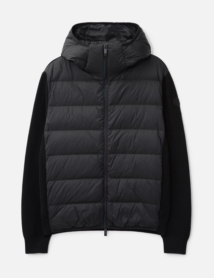 Padded Cotton Zip-Up Hoodie