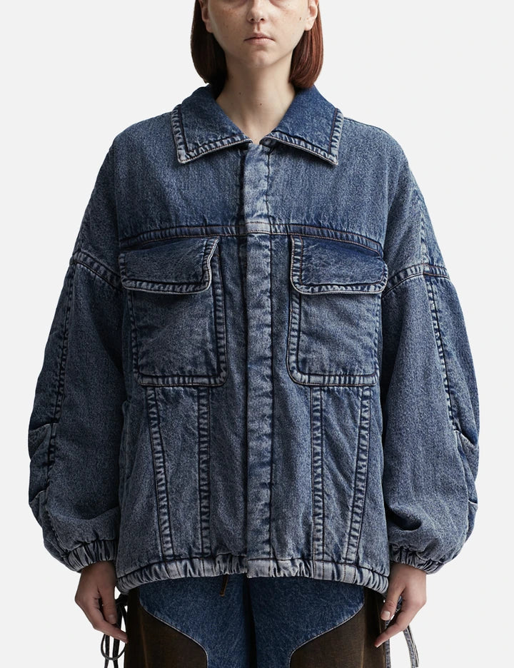 PADDED DENIM JACKET