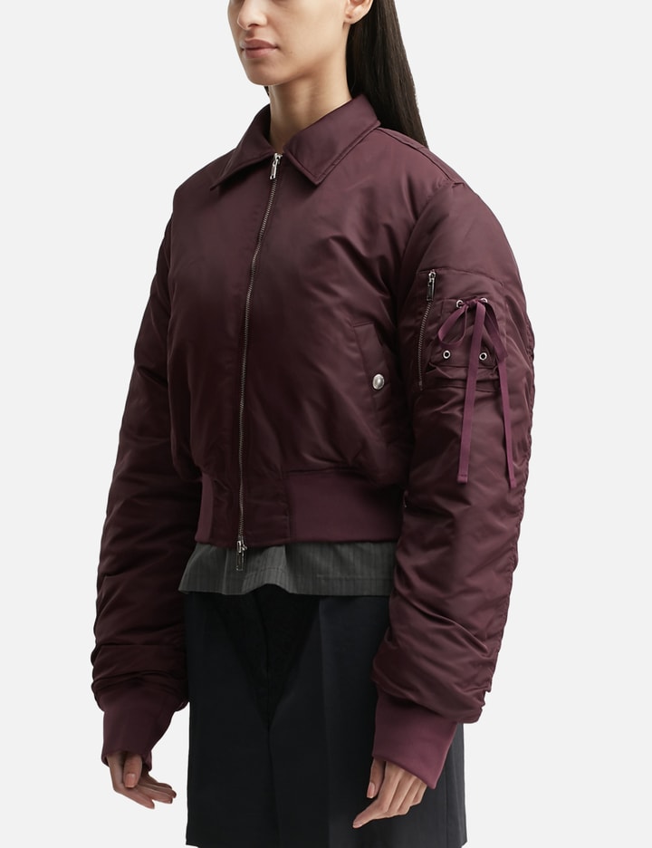 Cropped Bomber Jacket