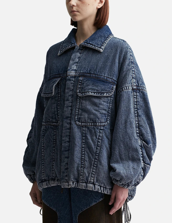 PADDED DENIM JACKET