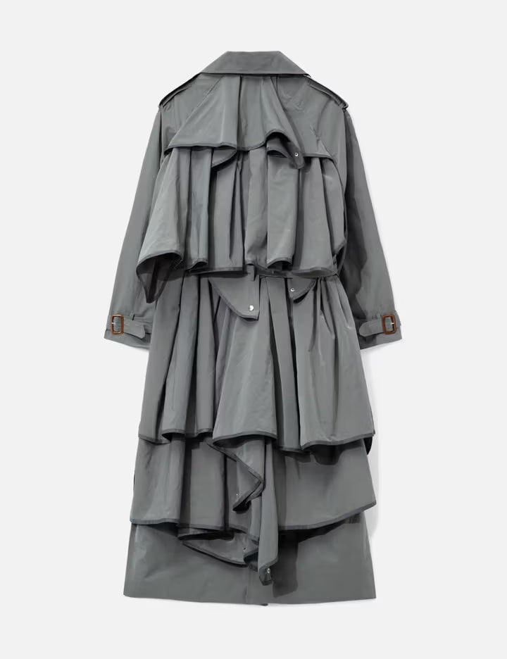 Draped Umbrella Trenchcoat
