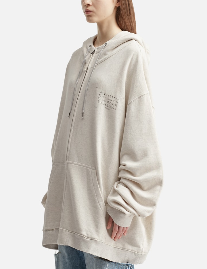 Stamp Logo Zip Hoodie