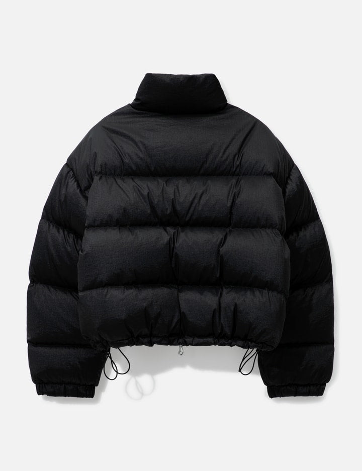 Cropped Nylon Ripstop Puffer