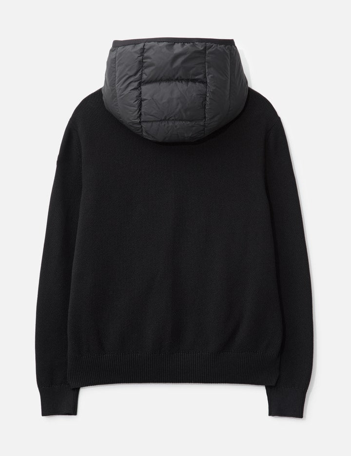 Padded Cotton Zip-Up Hoodie