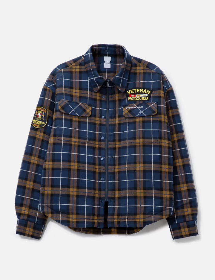 Fur Flannel Shirts Jacket