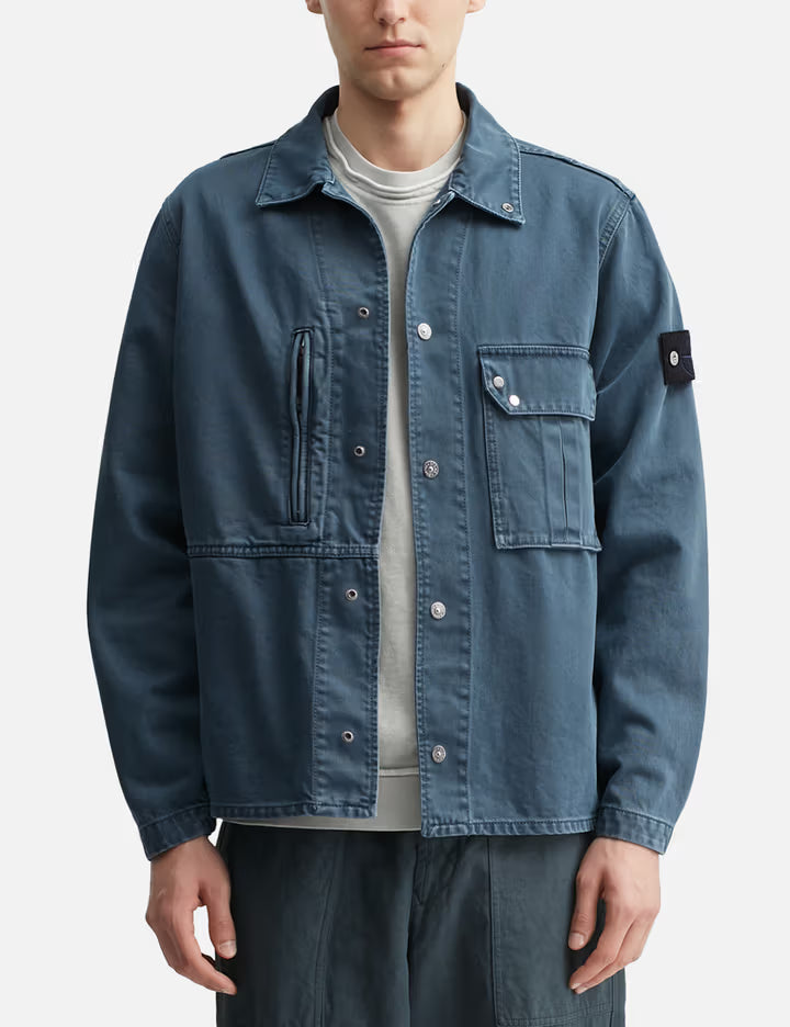 Denim Indigo Comfort Fit Overshirt