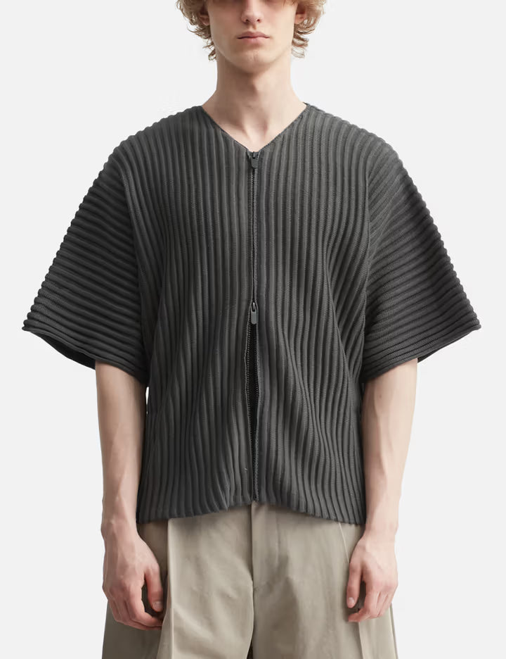 Ribbed Kimono Top