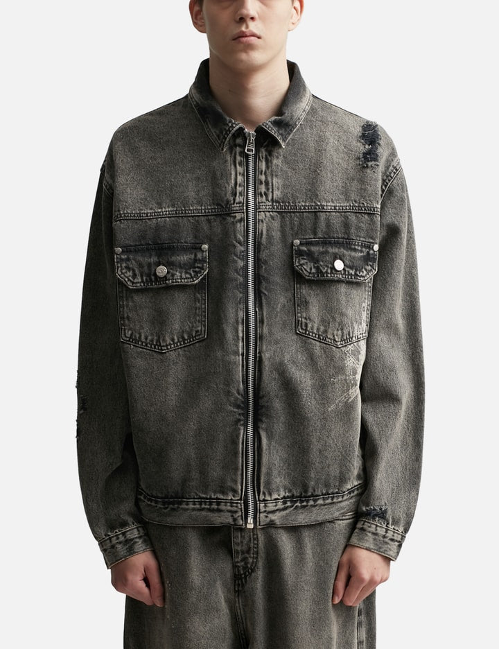 PIET x Oakley Distressed Denim Jacket