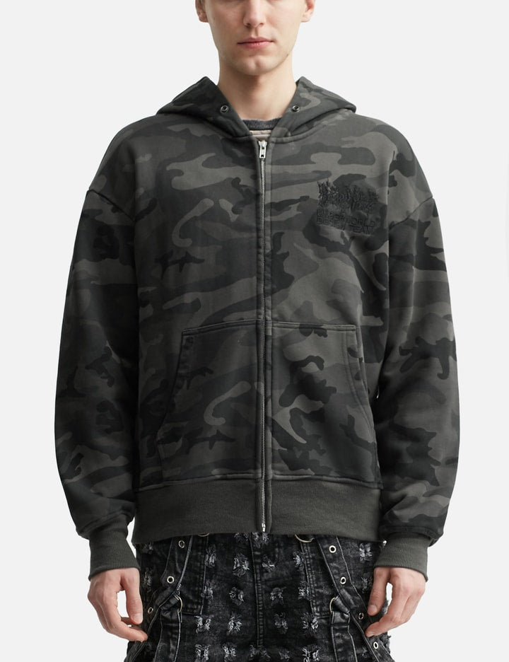 Woodland Camo Zip Hoodie